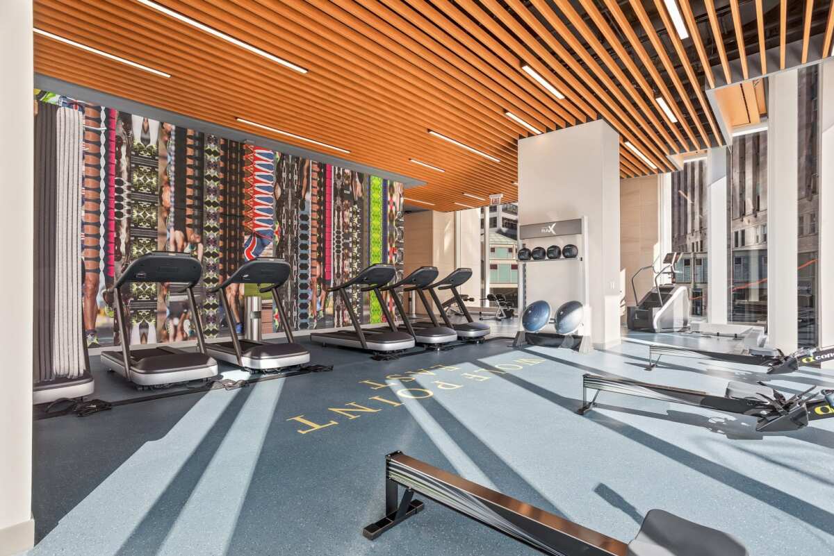 4 Chicago Apartments with Fitness Centers That Include a Bench and ...